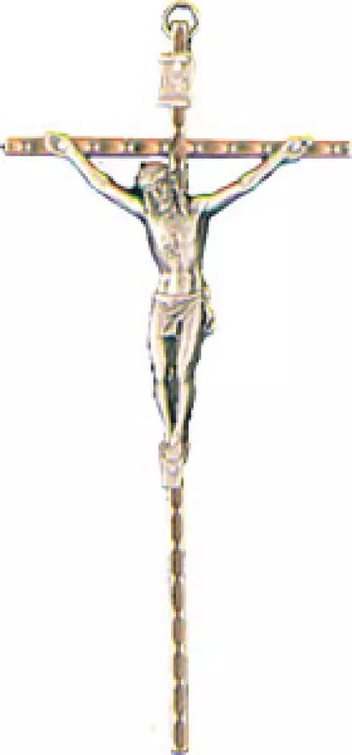 Metal Crucifix 6 inch