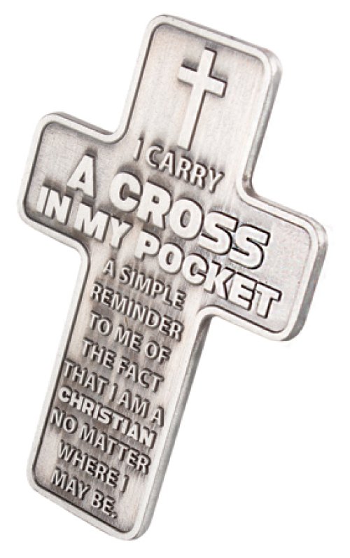 Cross in my Pocket Metal Cross