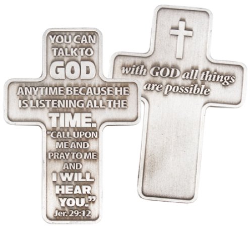 Talk with God Metal Pocket Cross