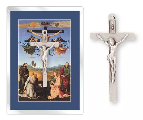 Prayer Leaflet-Crucifix 1 1/4 inch