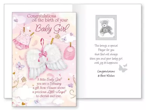 Card - Baby Congratulations - Girl