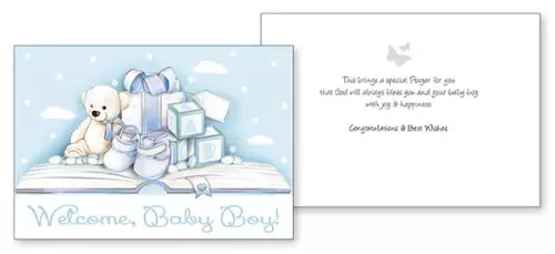 Card - Baby Congratulations - Boy