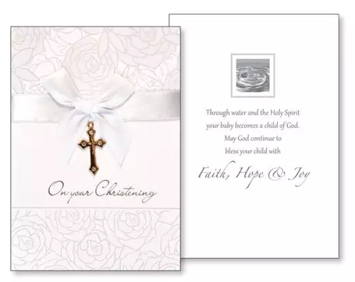 Card/On Your Christening/3 Dimensional