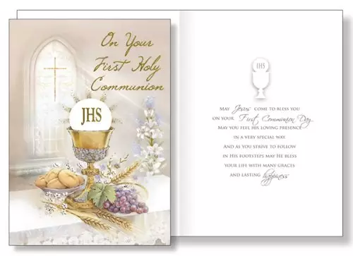 Communion Symbolic Card
