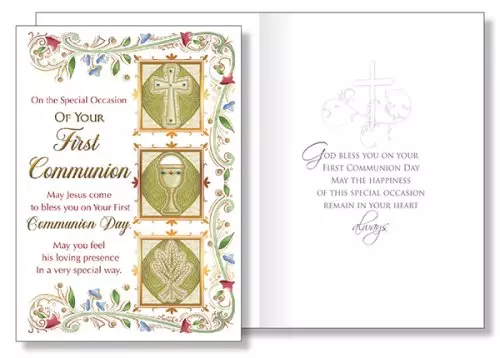 Symbolic Communion Card