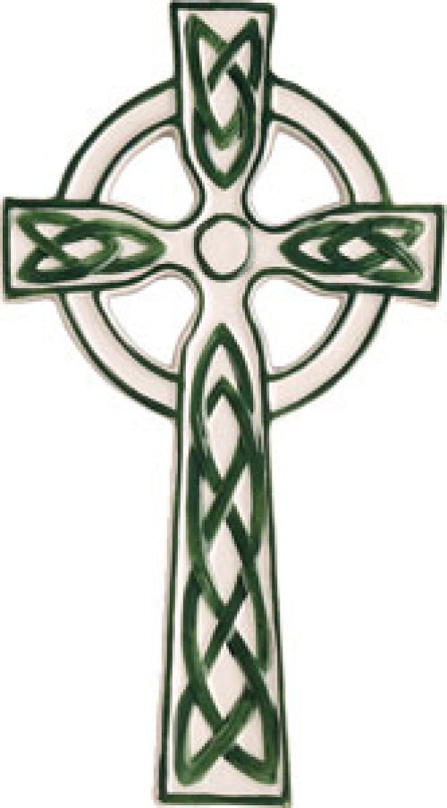 Ceramic Celtic Cross