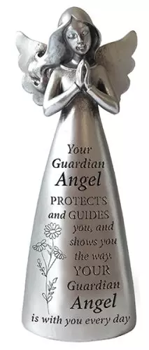 Resin 5 inch Message Angel/Guardian Angel