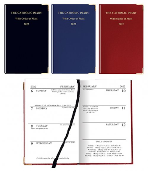 Red/Blue/Black 2026 Catholic Diary