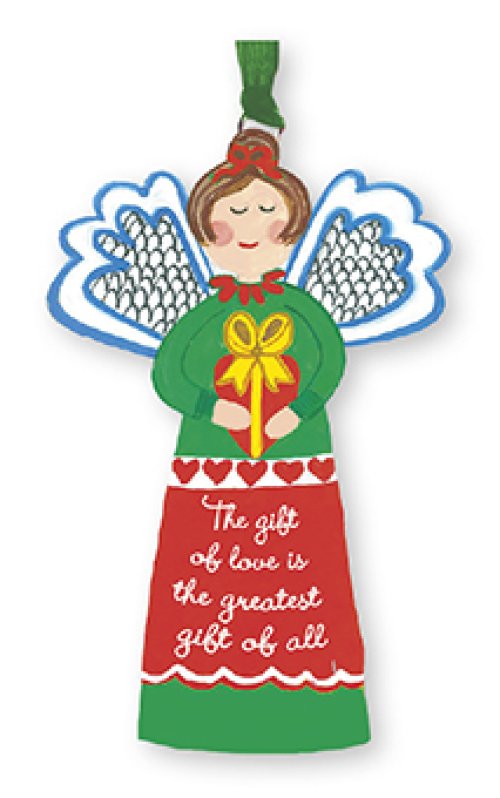 The Gift of Love Metal Angel Decoration