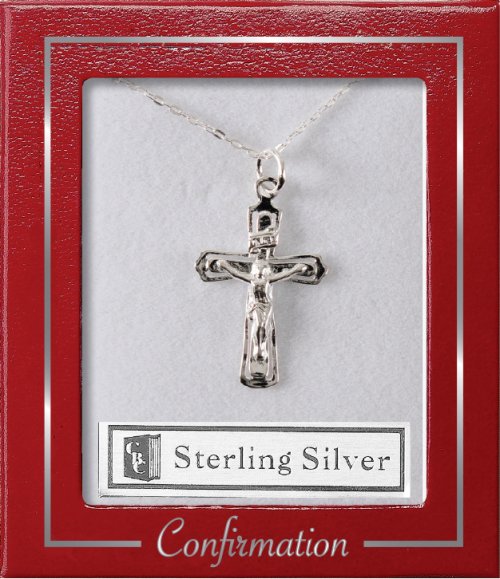 Crucifix Confirmation Silver Necklet