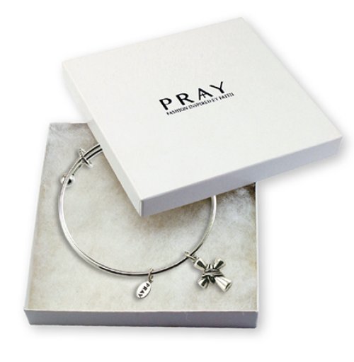 Expandable Bangle With Wired Cross