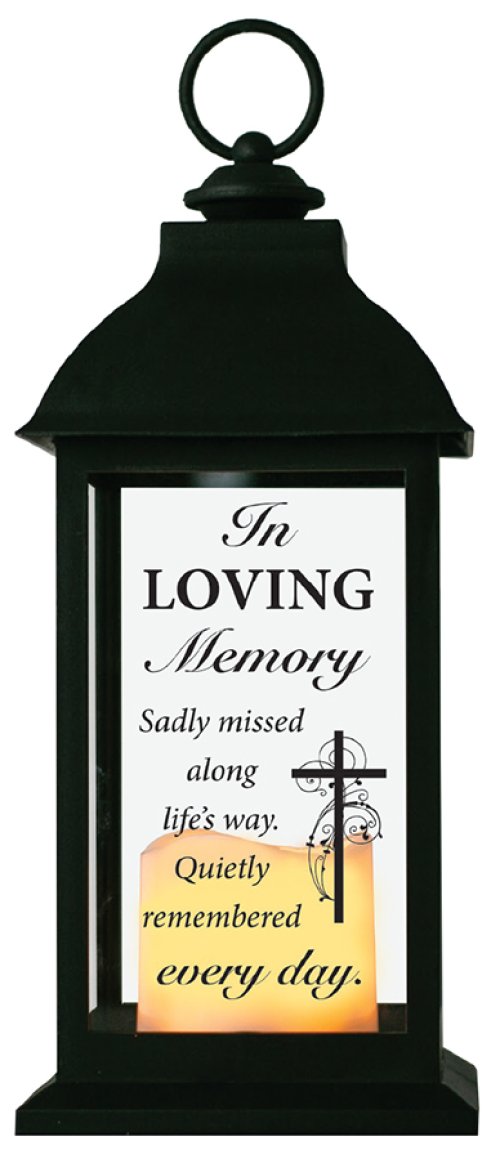 Lantern In Loving Memory Led Candle Free Delivery Eden Co Uk