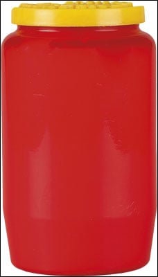 60 Hour Candle/Red/Soya Wax