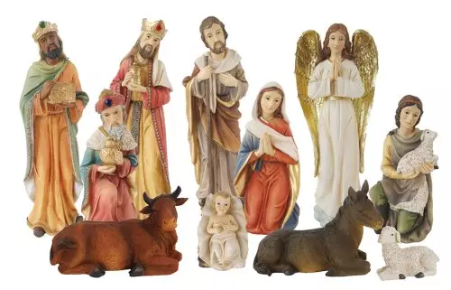 Fibre Glass Nativity/11 Figures/18 inch