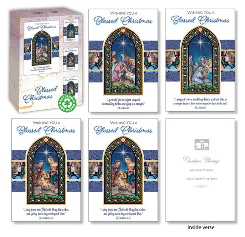 18 Blessed Christmas Boxed Christmas Cards