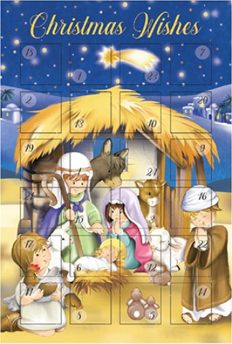 Advent Calendar Card with Easel