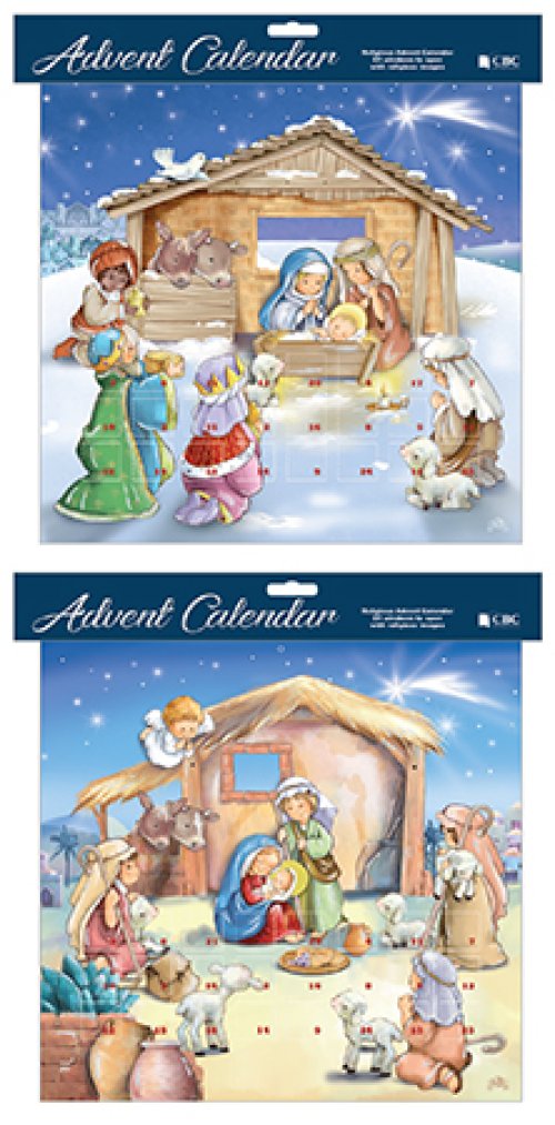 Advent Calendar/ 2 Designs with Glitter
