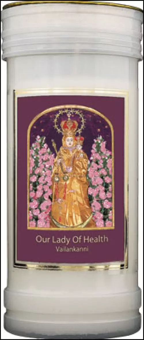 Single Pillar Candle - Our Lady of Health