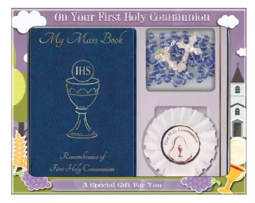 Blue Book Communion Gift Set