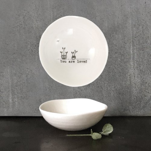 You Are Loved Small Porcelain Bowl