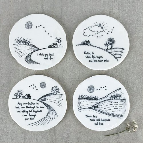 Wish You Lived Next Door Countryside Coaster