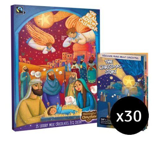30x The Real Advent Calendar 2026 (Primary School Single Class Gift Pack)