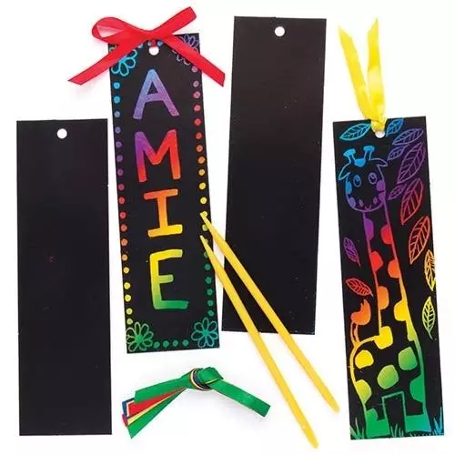 Scratch Art Bookmarks - Pack of 12