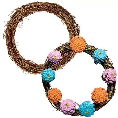 Rattan Wreaths - Pack of 2
