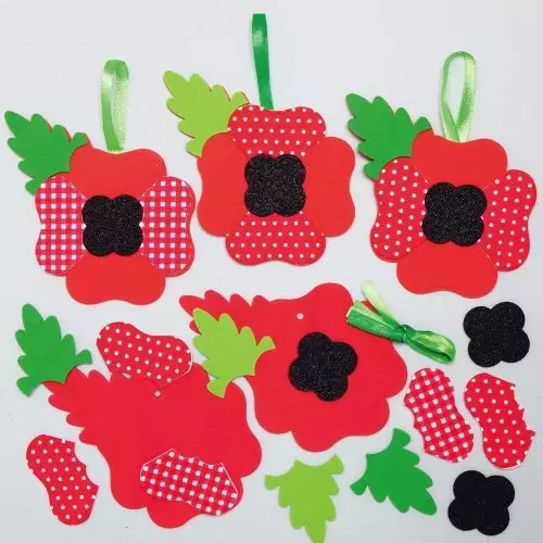 Poppy Mix & Match Decoration Kits  - Pack of 8