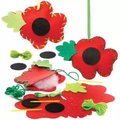 Poppy Sewing Kits  - Pack of 3