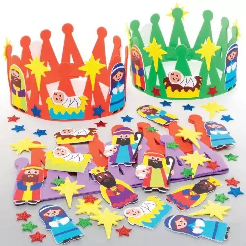 Nativity Crown Kits - Pack of 3