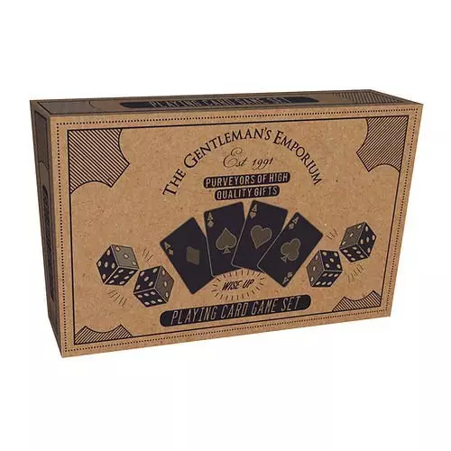 Playing Card & Dice Set In A Box - The Gentleman's Emporium