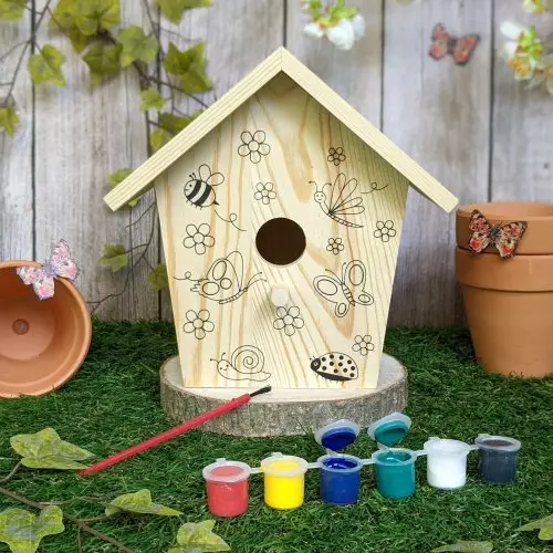 Paint Your Own Birdhouse In A Box - The Little Gardener
