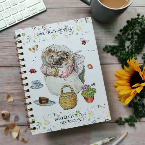 A5 Wiro Notebook With Dividers - World Of Potter - Mrs Tiggy-Winkle