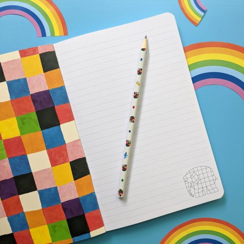 A5 Elastic Notebook - Elmer