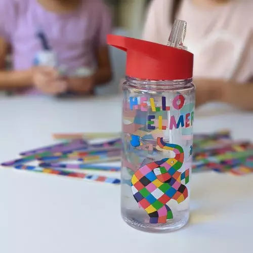 Children's Water Bottle - Elmer