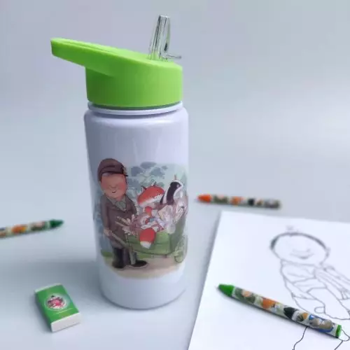 Children's Water Bottle - Percy The Park Keeper