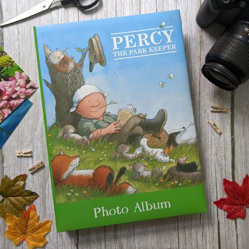 Portrait Photo Album In A Box - Percy The Park Keeper