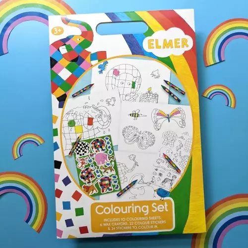 Elmer A4 Colouring Book