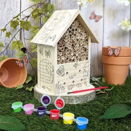 Paint Your Own Bug Hotel - Elmer