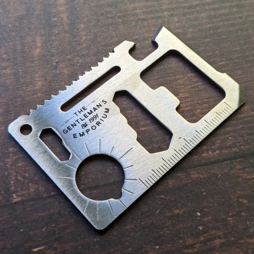 Enamel Mug & Credit Card Diy Tool - The Gentleman's Emporium Dad Mr Fix It