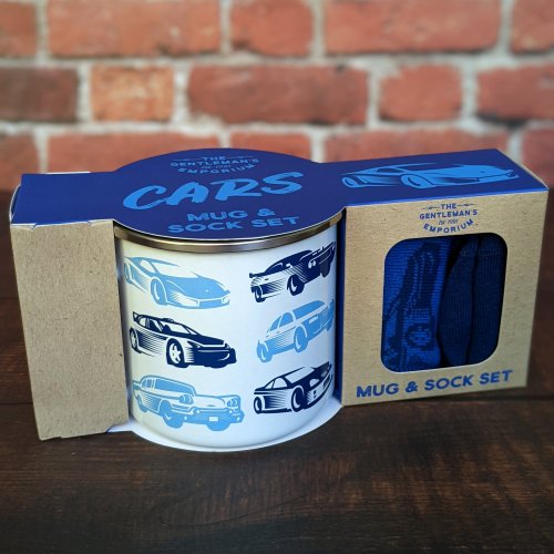Enamel Mug & Socks - The Gentleman's Emporium Cars