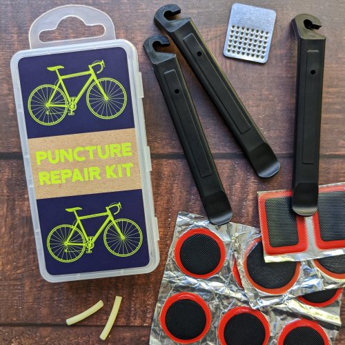 Enamel Mug & Repair Kit - The Gentleman's Emporium Bike Blue