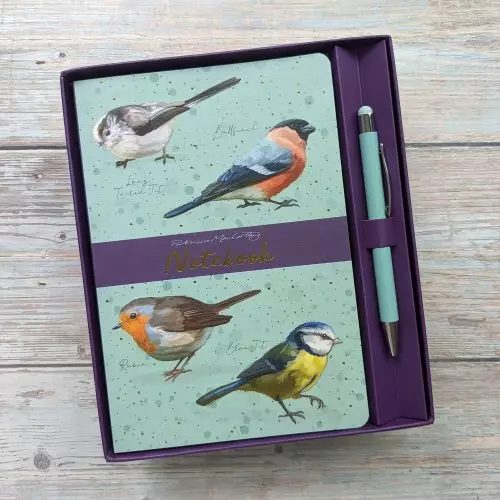 Notebook And Pen - Patricia Maccarthy Birds