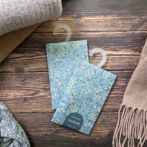 Scented Sachets (Patchouli) With Hook - William Morris Green