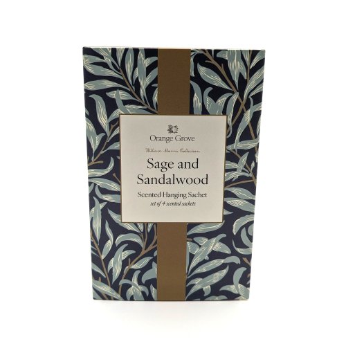Scented Sachets (Patchouli) With Hook - William Morris Green