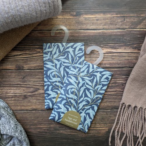 Scented Sachets (Sage & Sandalwood) With Hook - William Morris Leaves