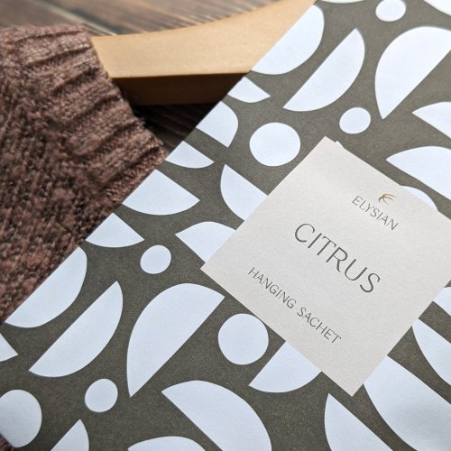 Scented Sachets (Citrus) With Hook - Green Geo