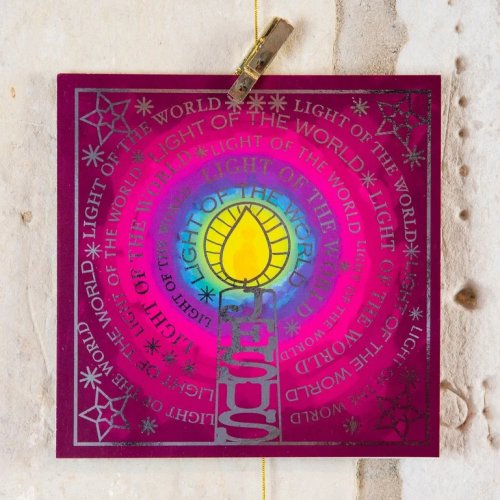 Jesus is The Light of the World Christmas Cards - Pack of 10