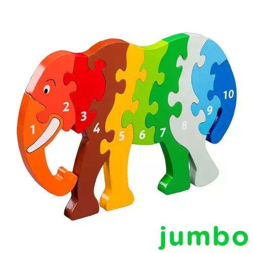 Jumbo Elephant 1-10 Jigsaw